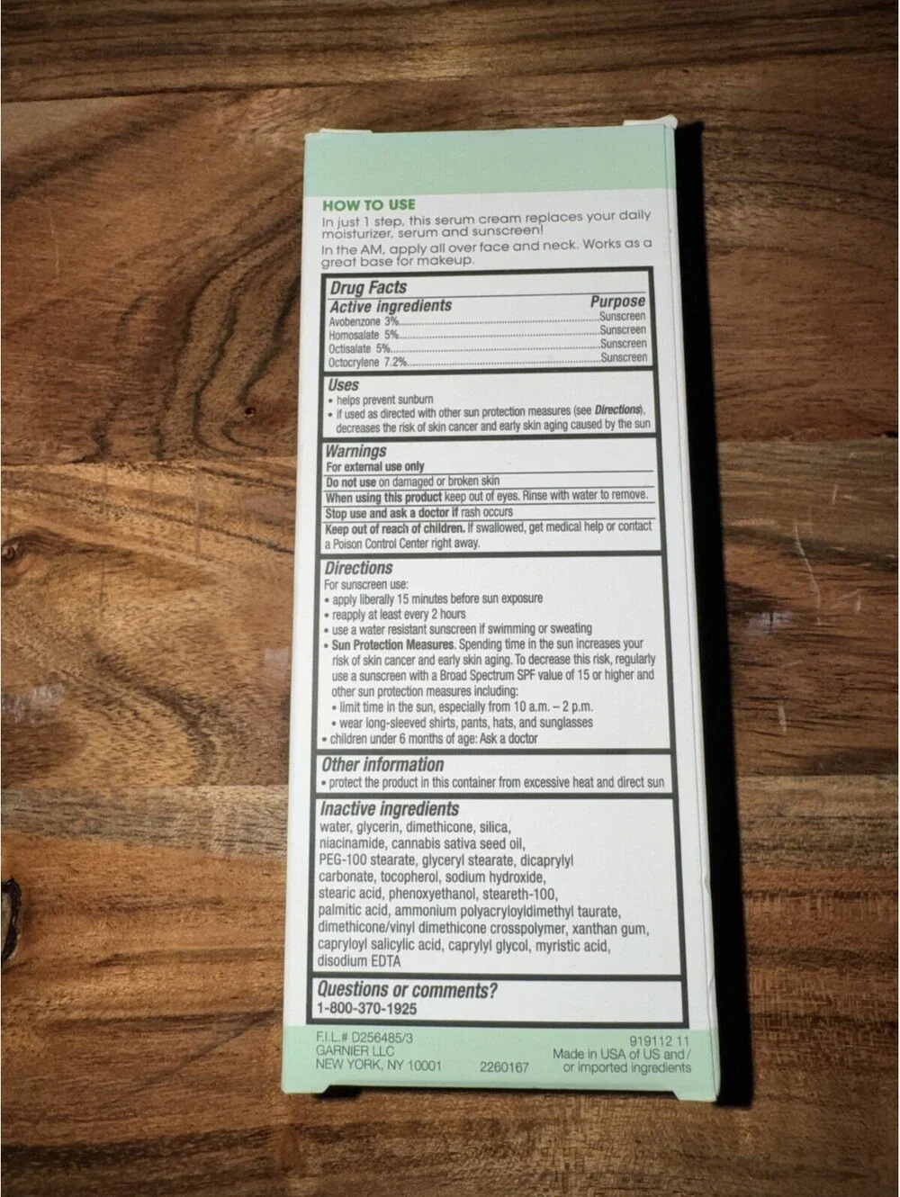 Set of 4 Garnier Green Labs CannaB Pore Perfecting Serum Cream 2.4 oz Rare HTF